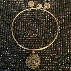 Alex and Ani US Coast Guard Gold Bracelet